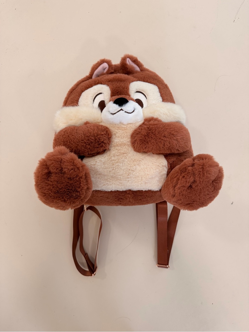 Tokyo Disney Chip fluffy backpack
